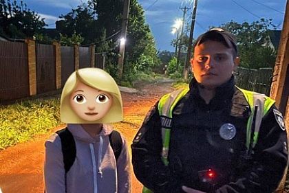 В Кривом Роге патрульные нашли 14-летнюю девочку, которую разыскивала мать