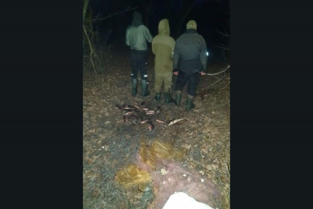 На Днепропетровщине обнаружили трех вероятных браконьеров