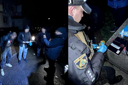 Полицейские Днепра задержали двух вооруженных мужчин, которые портили автомобили горожан