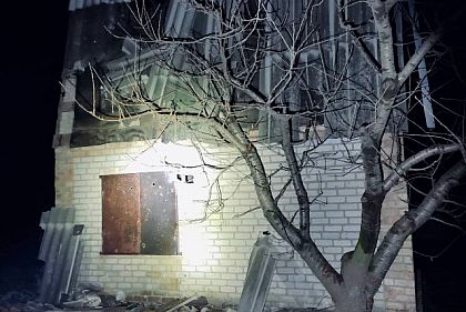 Ночью оккупанты из тяжелой артиллерии били по Никопольскому району