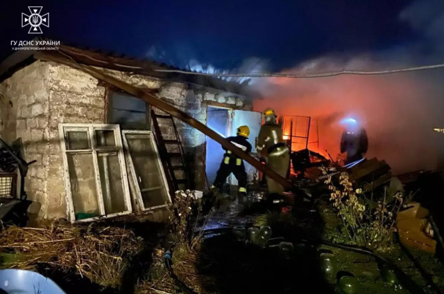 Надзвичайники ліквідували пожежу у Криворізькому районі