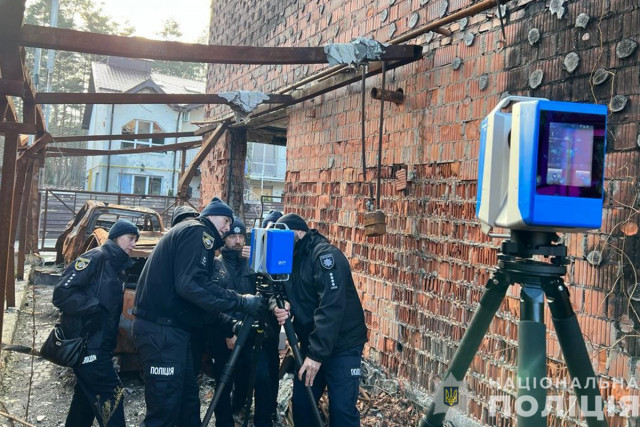 Поліція на Дніпропетровщині застосовуватиме 3D-сканери для фіксації наслідків воєнних злочинів росіян
