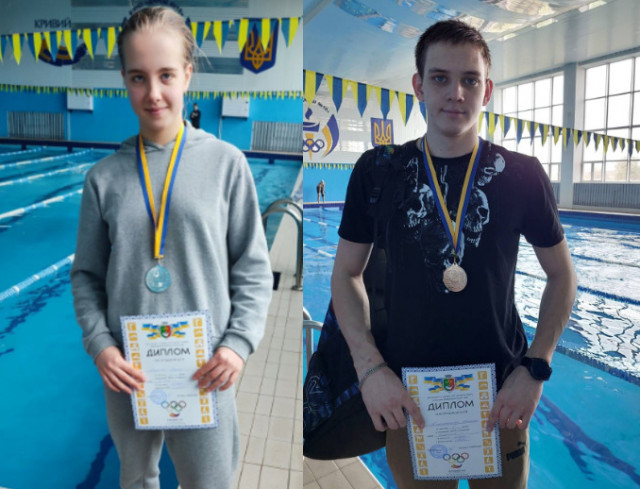 Криворожские пловцы завоевали призовые места Чемпионата города