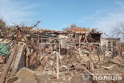 Полицейские фиксируют последствия вражеских обстрелов Днепропетровщины