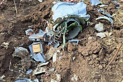 Криворожские патрульные остановили автомобиль, перевозивший обломки ракеты