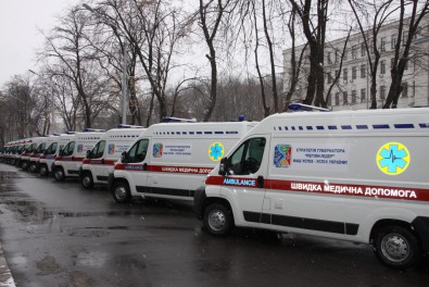 Днепропетровщина получила первые 13 новых автомобилей скорой помощи марок «Peugeot» и «Ford»