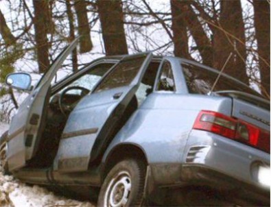 Криворожанин едва не убил пассажира своего автомобиля, «поцеловавшись» с деревом