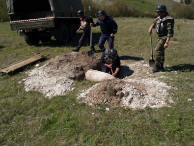 В 80 км от Кривого Рога нашли 100-килограммовую авиабомбу времен ВОВ