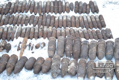 В Криворожском районе взорвали 165 единиц боеприпасов