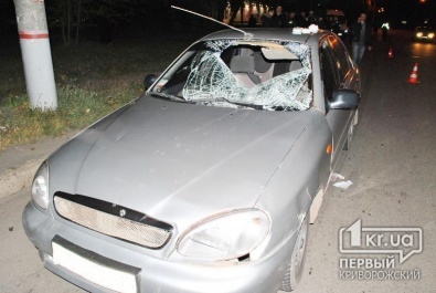 В Кривом Роге водитель на «Daewoo» сбил пешехода