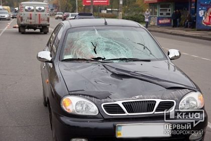 Смертельное ДТП в Кривом Роге: Под колесами «Daewoo Lanos» погиб мужчина