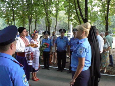 Милиция Кривого Рога отметила 1025-летие крещения Киевской Руси