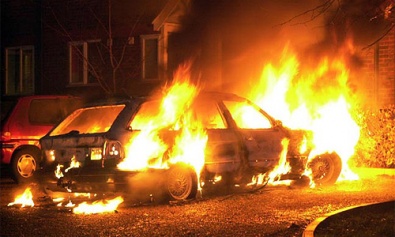 В Кривом Роге горело 4 автомобиля