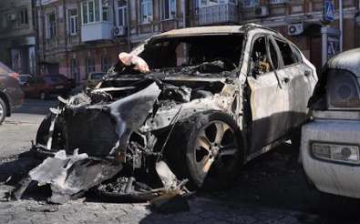 В Днепропетровске сгорел «BMW X6» футболиста «Днепра»