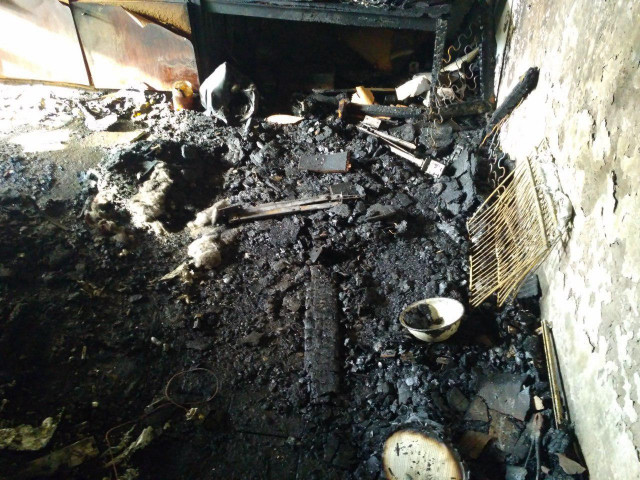 Спасти пенсионера во время пожара в Кривом Роге не удалось