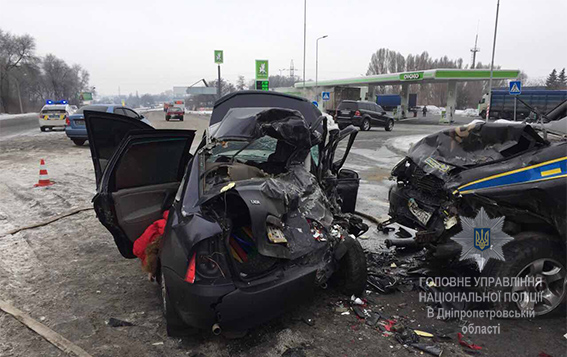 В ДТП на Криворожской трассе погибли три человека
