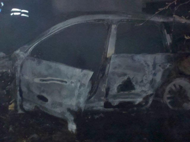 В Кривом Роге загорелся автомобиль
