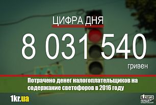 На светофоры в Кривом Роге потратили 8 миллионов гривен