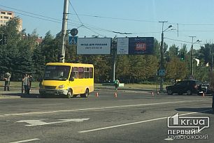 ДТП в Кривом Роге: маршрутка и Suzuki
