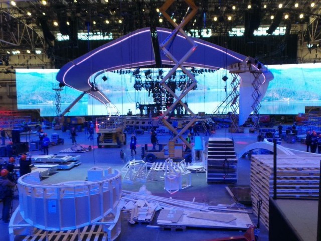 Главная сцена конкурса песни «Евровидение 2017» будет весить 30 тонн