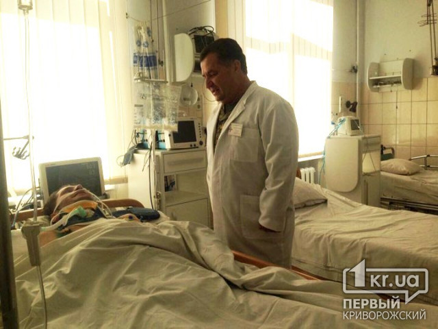 Вячеслава Волка после операции навестил Министр Обороны Украины