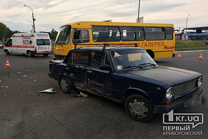 В тройном ДТП в Кривом Роге пострадал человек