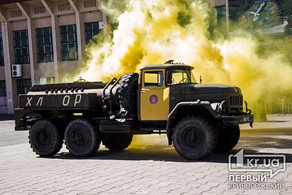 Утечка хлора, взрывы, эвакуация – в Кривом Роге эпичные учения спасателей