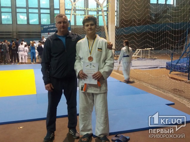 Криворожанин занял 3 место на Чемпионате Украины по дзюдо