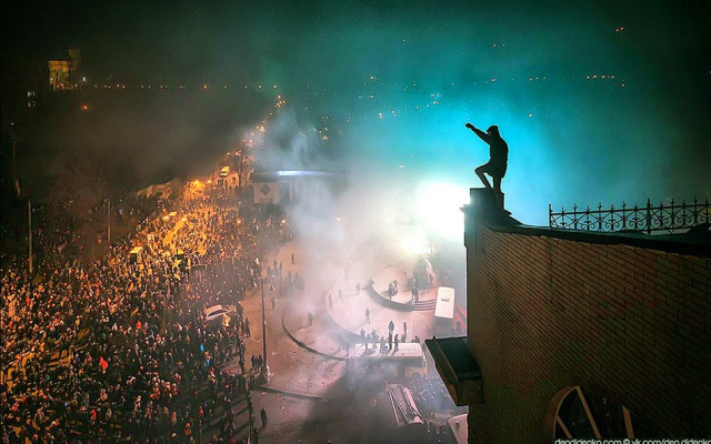 Як в Україні починався Майдан 2013: найбільш вражаючі фото