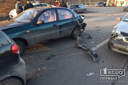 ДТП в Кривом Роге. Принцип домино