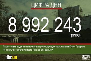 10 лет гарантии за почти 10 млн гривен. В Кривом Роге ремонтируют парк Гагарина