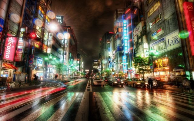 На фото изображен город Токио