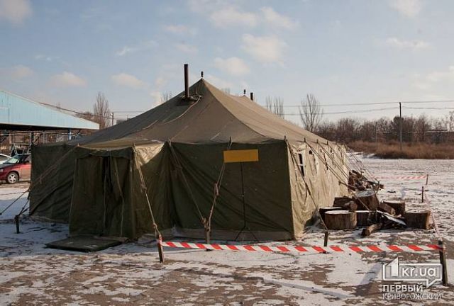 В Кривом Роге начали работать мобильные пункты обогрева