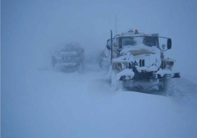 Криворожские военные попали в «снежный плен» в Николаевской области