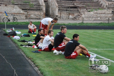 На этот раз нашей команде противостоял молодежный состав «Кривбасса»