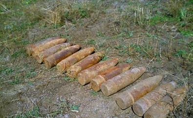 В Центрально-Городском районе нашли 17 артиллерийских снарядов