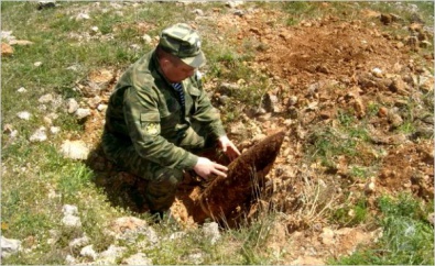 В Криворожском районе обнаружены боеприпасы