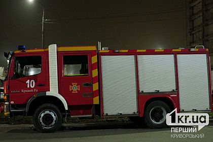 В Кривом Роге ночью сгорел военный автомобиль: что известно