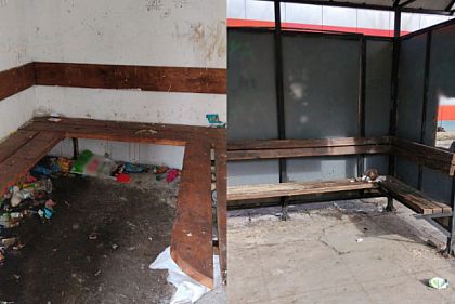 Криворіжців просять не перетворювати зупинки та мобільні укриття на смітники