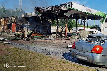 Росіяни атакували АЗС на Криворіжжі: одна людина загинула, ще троє постраждали