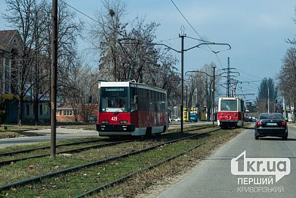 В Кривом Роге временно не курсируют трамваи из-за ливня