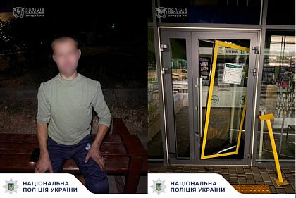 Выбил стекло и проник в аптеку: в Кривом Роге задержали мужчину
