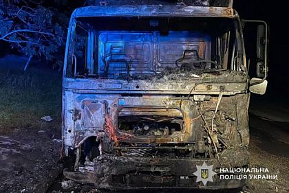 Подпалили грузовик: в Кривом Роге задержали подозреваемых