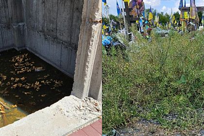 Який жах: родини загиблих воїнів з Кривого Рогу скаржаться на стан Сектору військових поховань
