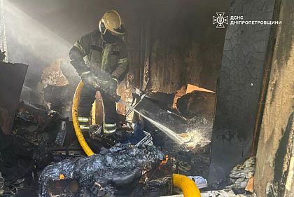 В Днепропетровской области загорелся жилой дом
