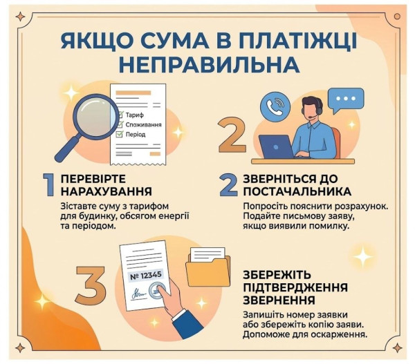 платіжка за тепло невірна