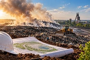 В Кривом Роге потратят 550 миллионов на рекультивацию полигона, который горел летом 2026