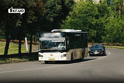 Криворожский автобус на маршруте
