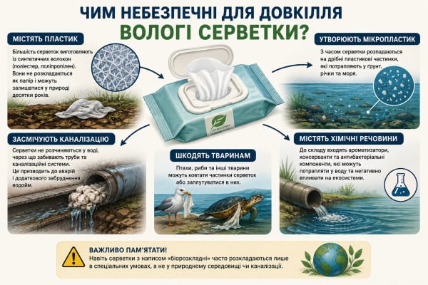 вологі серветки
