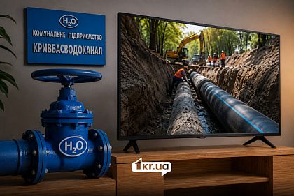 Кривбасводоканал замовив телевізійні послуги на понад 2,2 мільйона гривень